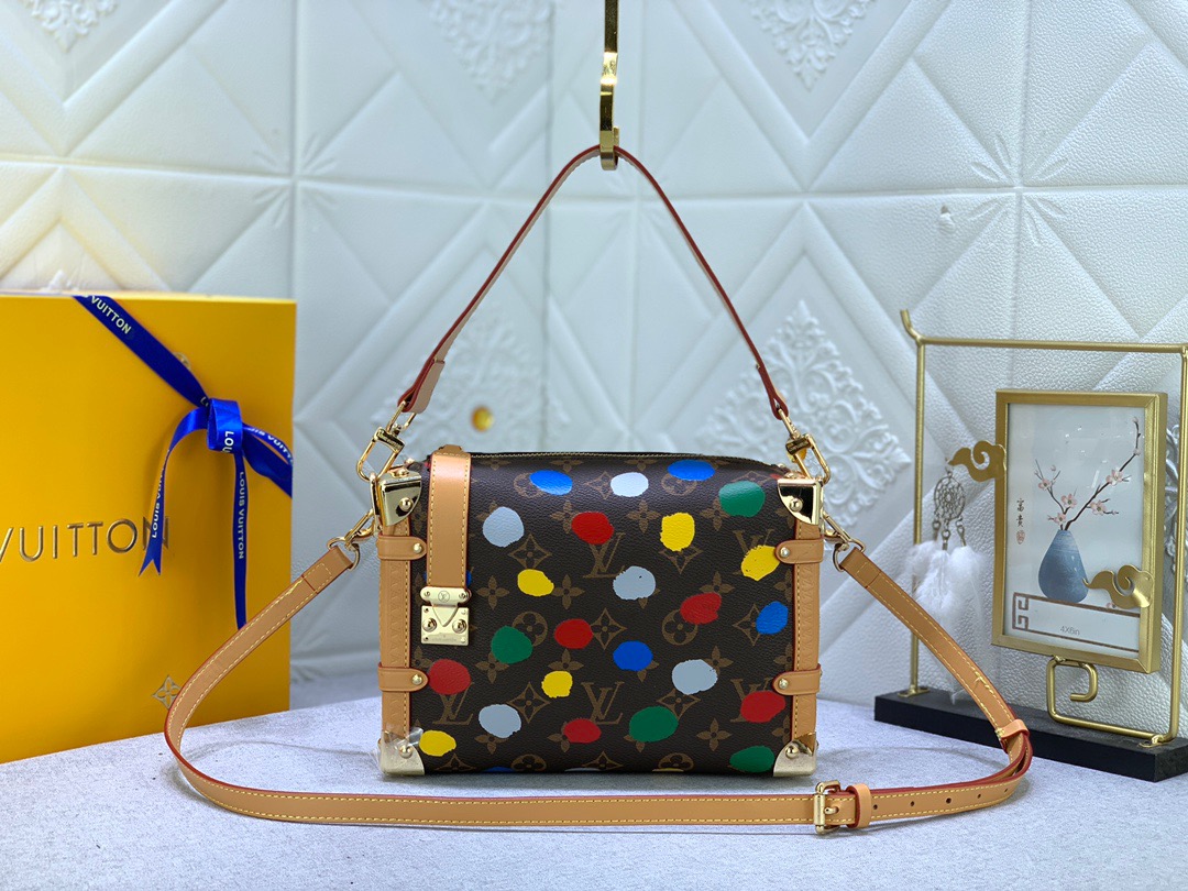 Louis Vuitton x Yayoi Kusama Side Trunk For Women 21 cm/ 8.2 in-