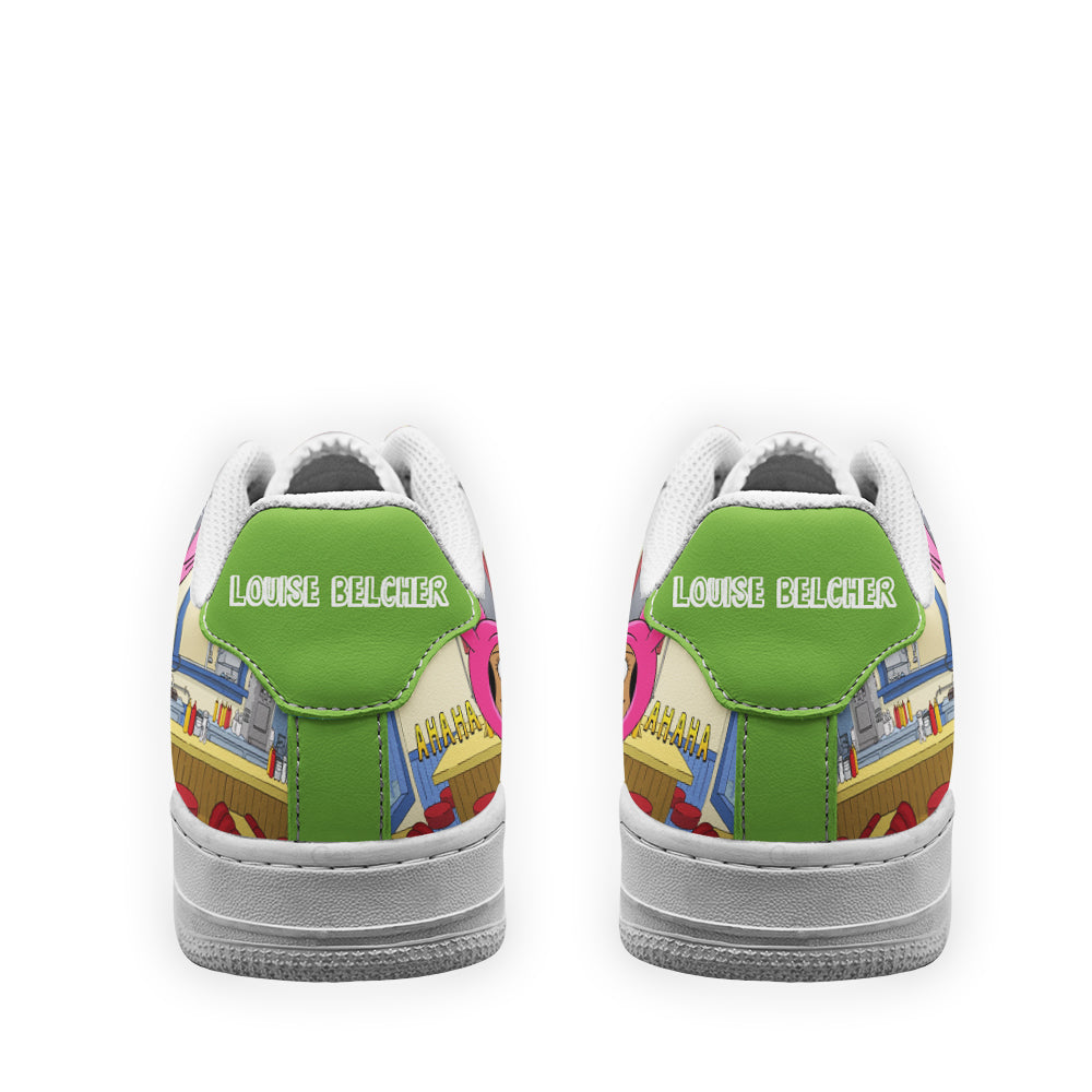 Louise Belcher Bob’s Burger Custom Air Sneakers