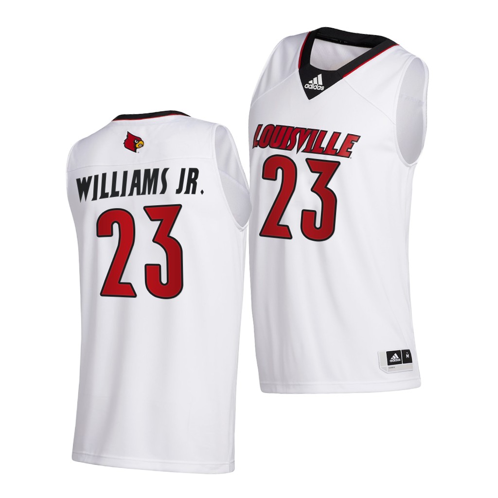 Louisville Cardinals Curtis Williams Jr. White #23 2023 four-star Jersey College