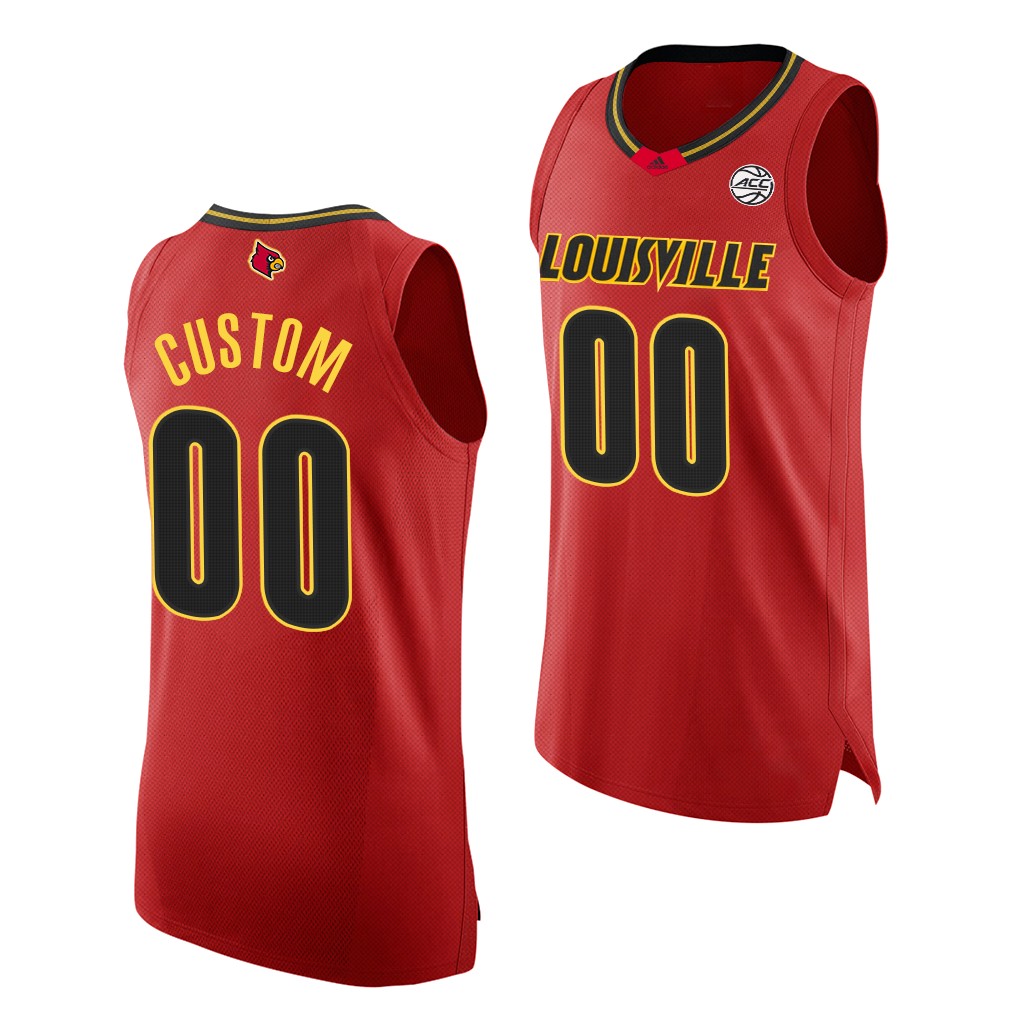 Louisville Cardinals Custom Red 2020-21 College Jersey