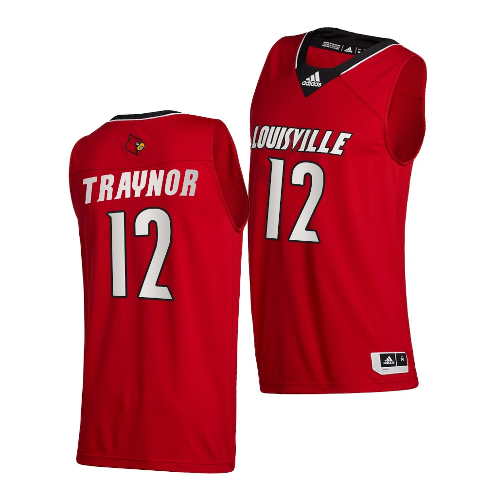 Louisville Cardinals JJ Traynor Red 2020-21 College Swingman Jersey Men
