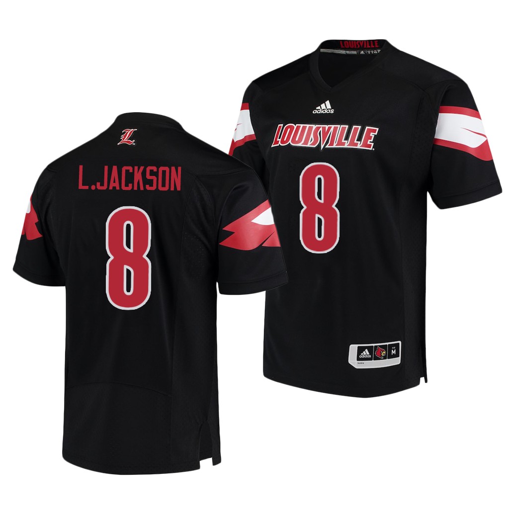 Louisville Cardinals Lamar Jackson Black College Jersey