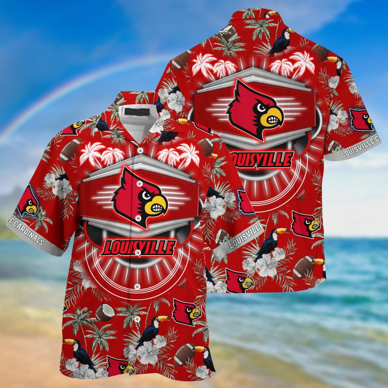 Louisville Cardinals NCAA – Hawaii Shirt For This Season – Gift For Sport Lovers