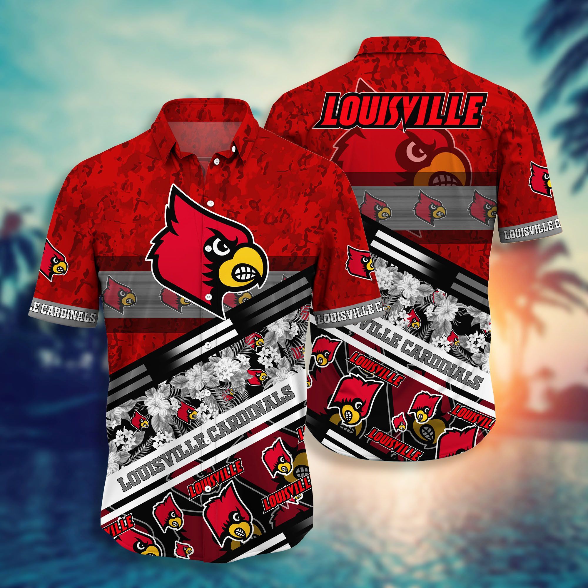 Louisville Cardinals NCAA -Hawaii Shirt Style Hot Trending Summer-Hawaiian