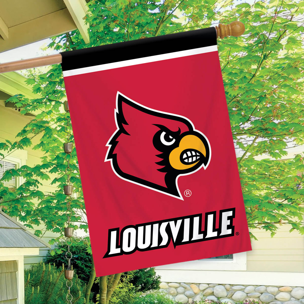 Louisville Cardinals NCAA Garden Flag, House Flag