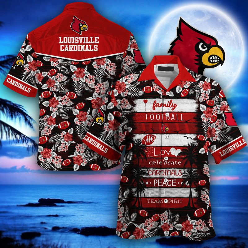 Louisville Cardinals NCAA Hawaiian Shirt