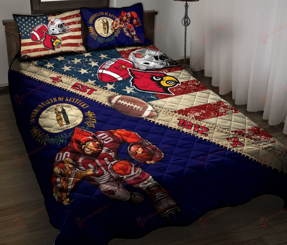 Louisville Cardinals Quilt Bedding Set and Fleece BlanketPlease Note: This is a duvet cover, not a comforter