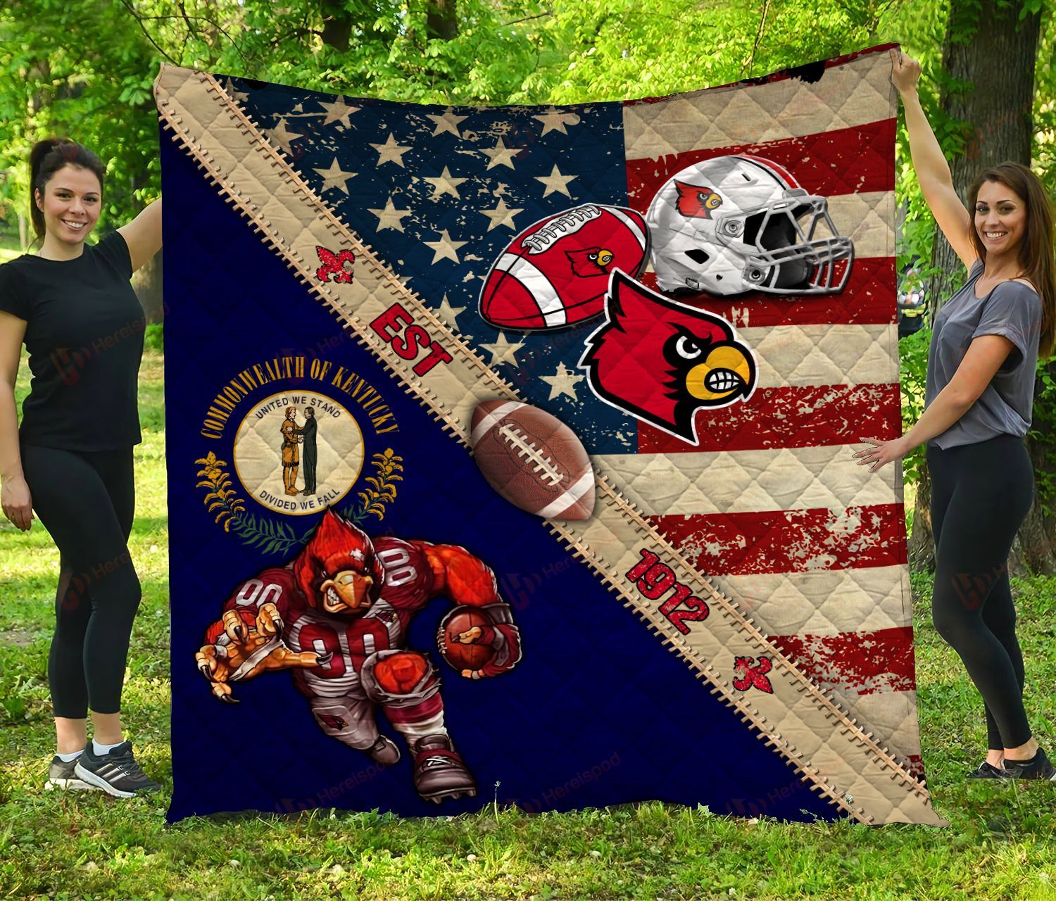 Louisville Cardinals Quilt Bedding Set and Fleece BlanketPlease Note: This is a duvet cover, not a comforter