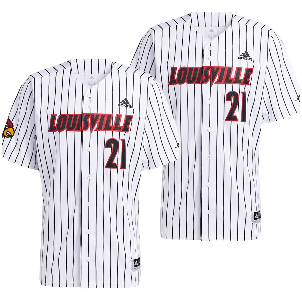 Louisville Cardinals White Custom Jersey College