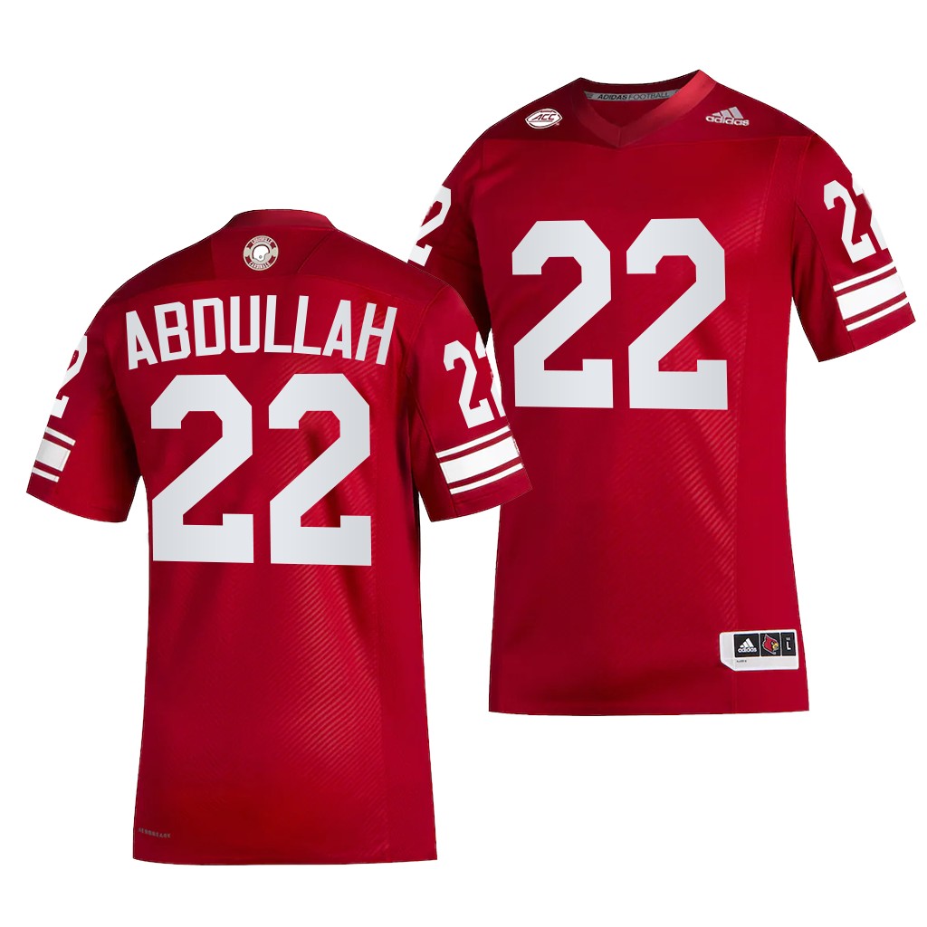 Louisville Cardinals Yasir Abdullah Jersey 2022-23 Premier Strategy Red #22 Men's Shirt