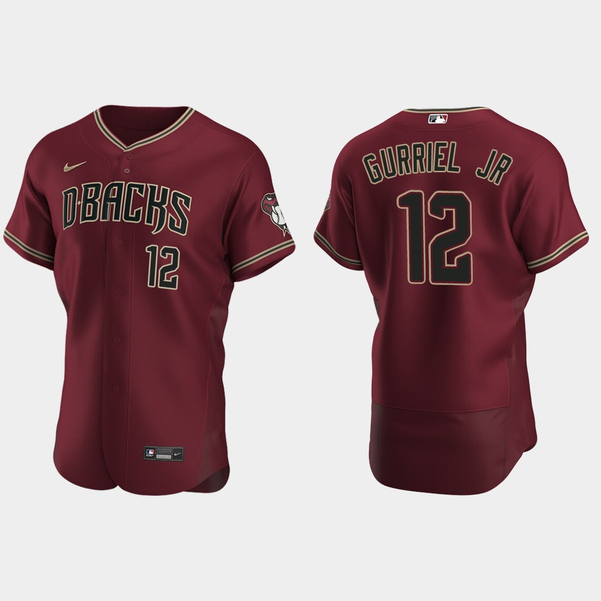 Lourdes Gurriel Jr. Arizona Diamondbacks Alternate Jersey - Crimson