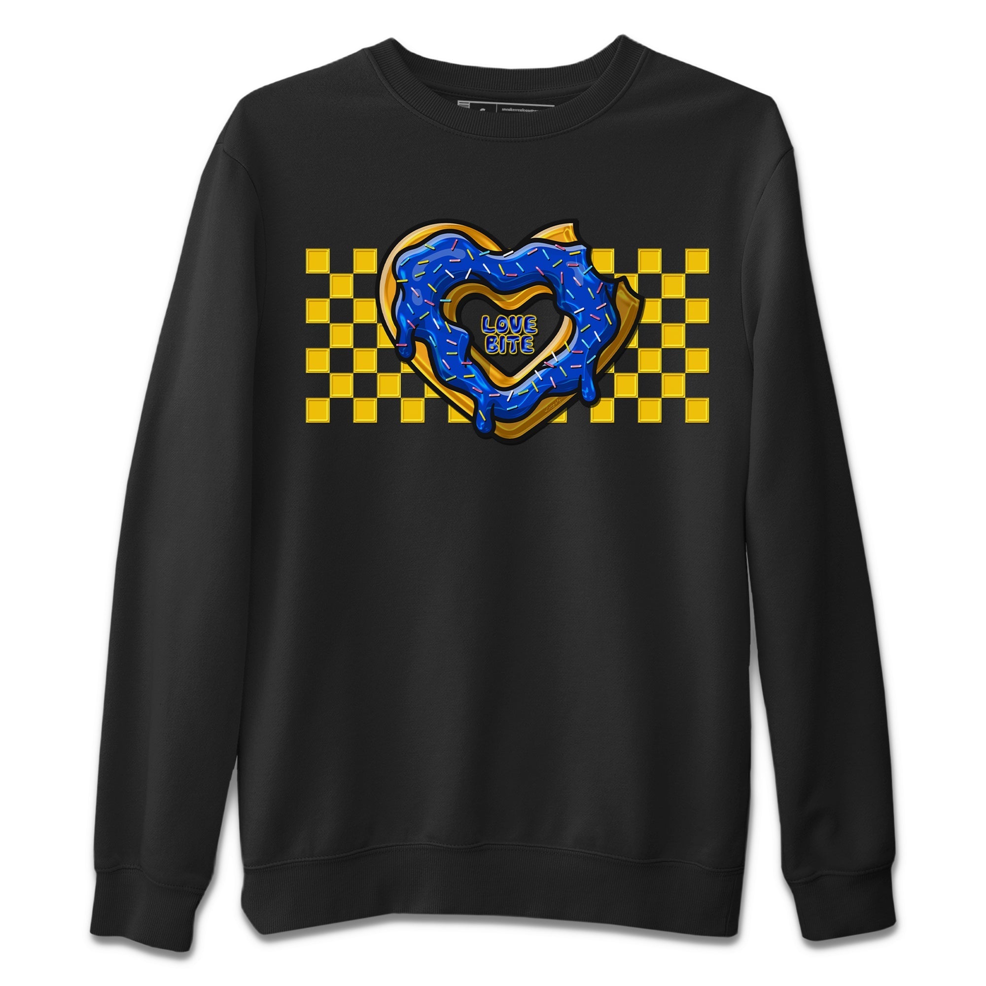 Love Bite Unisex Sweater – Air Jordan 1 Game Royal Varsity Maize, Sneakers Matching Sweater