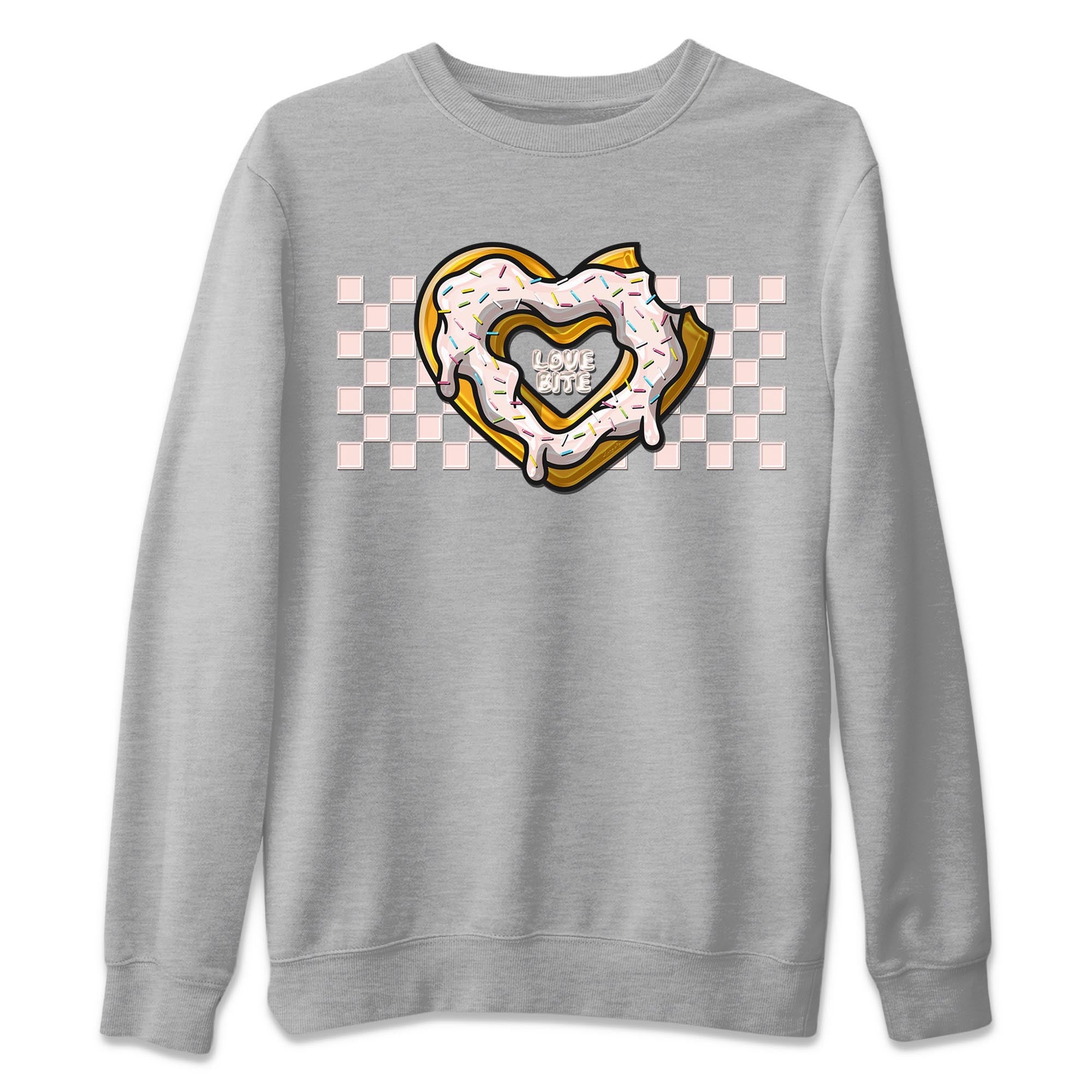 Love Bite Unisex Sweater – Air Jordan 1 Washed Pink, Sneakers Matching Sweater