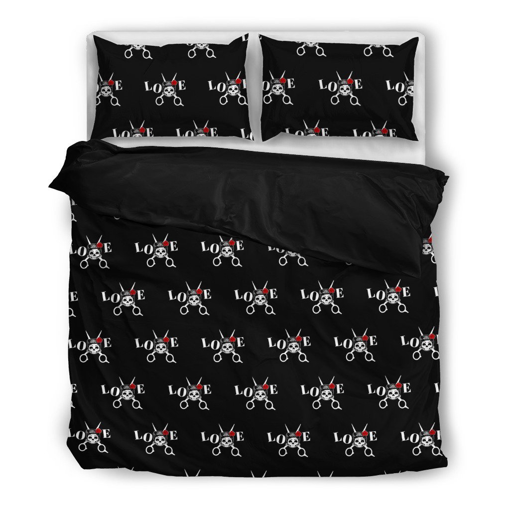 Love Hairstylist 3D Customized Duvet Cover Bedding Set