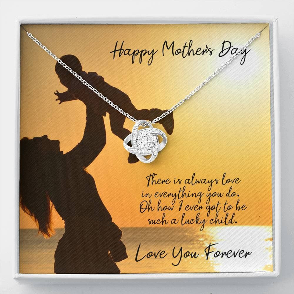 Love in Everything You Do Mother’s Day Love Knot Necklace