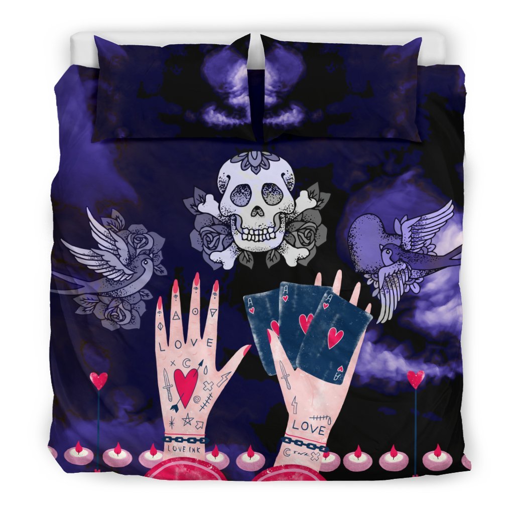 Love Ink For Tattoo Lovers 3D Customized Duvet Cover Bedding Set