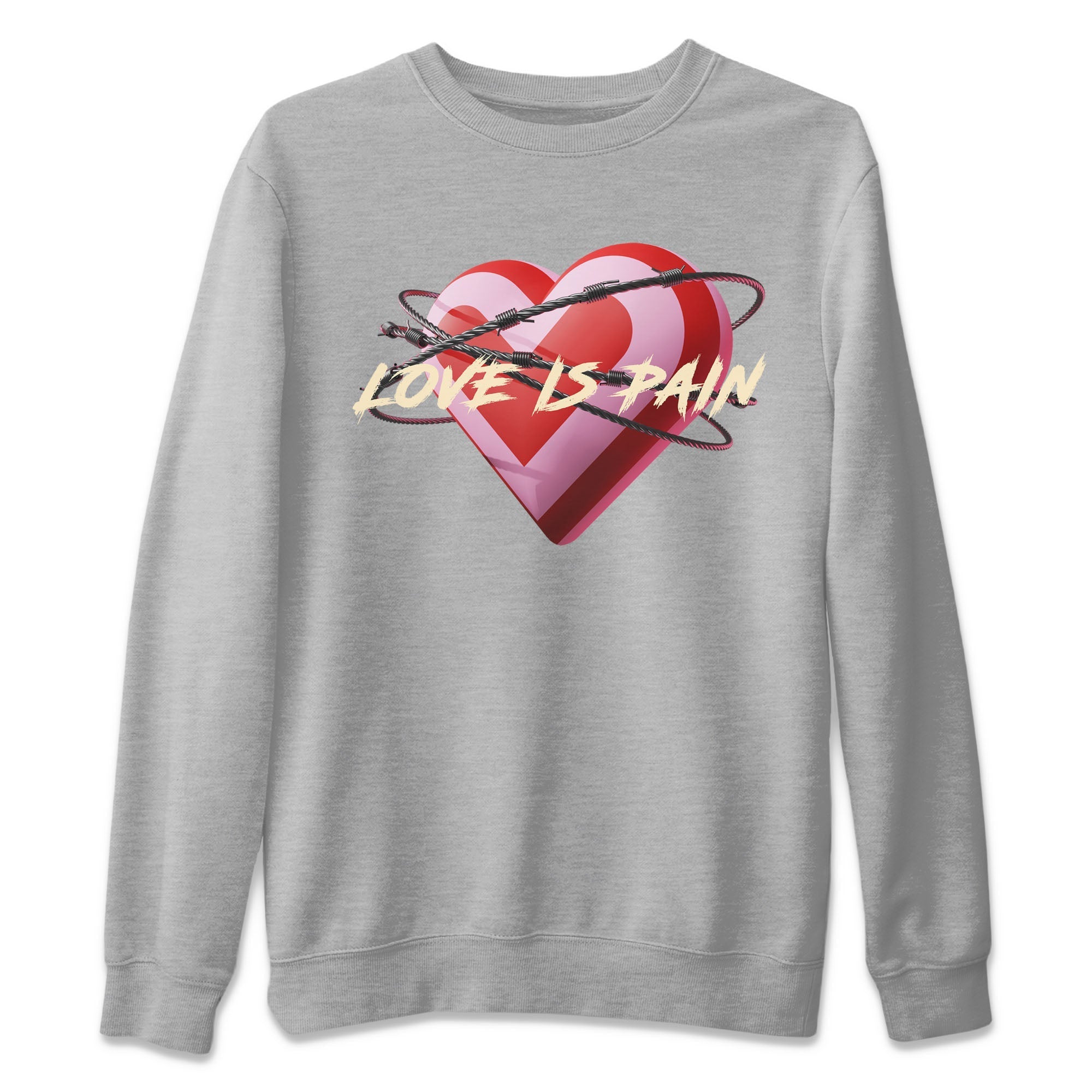 Love Is Pain Unisex Sweater – Air Force 1 Valentines Day, Sneakers Matching Sweater