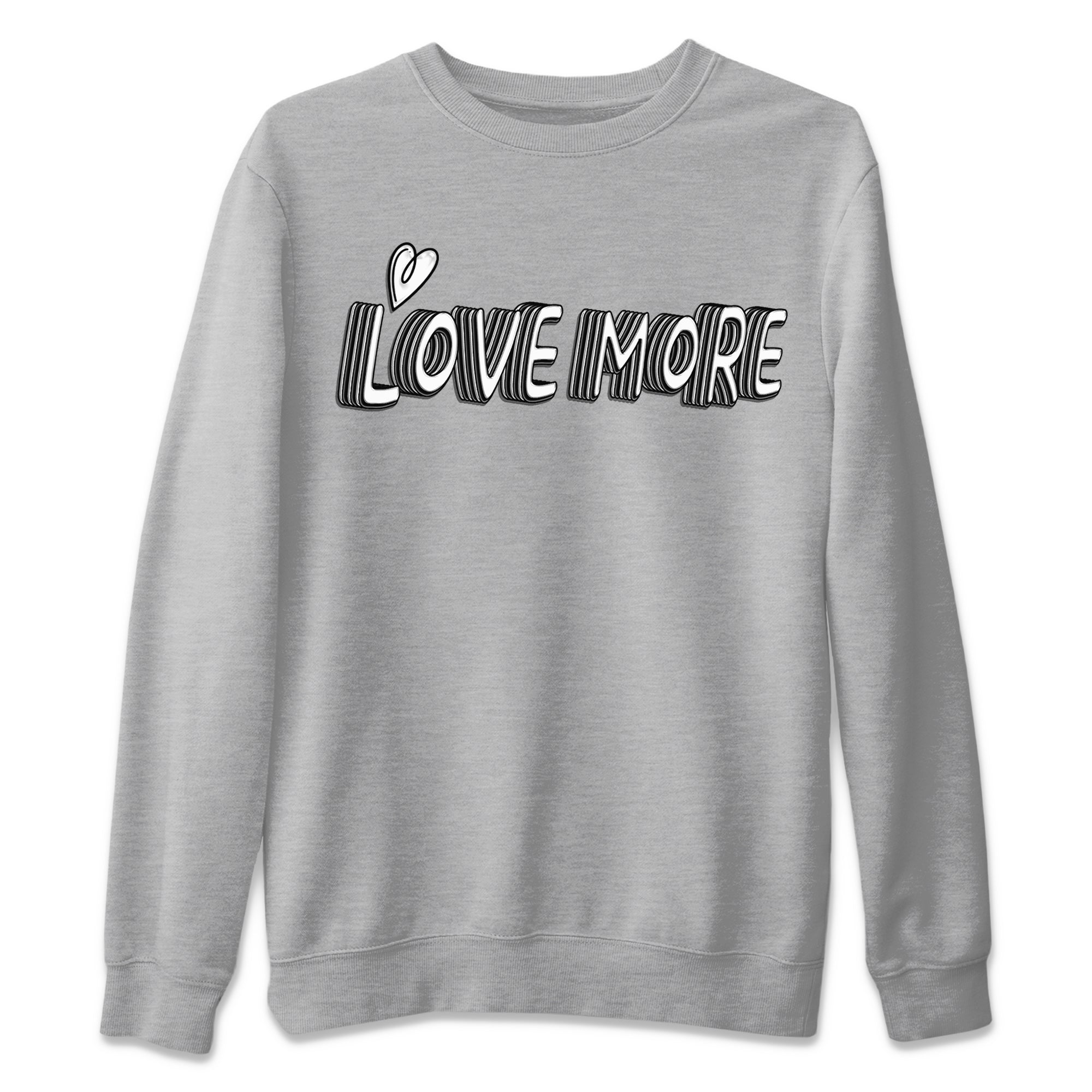Love More Unisex Sweater – Air Jordan 1 Black White, Sneakers Matching Sweater