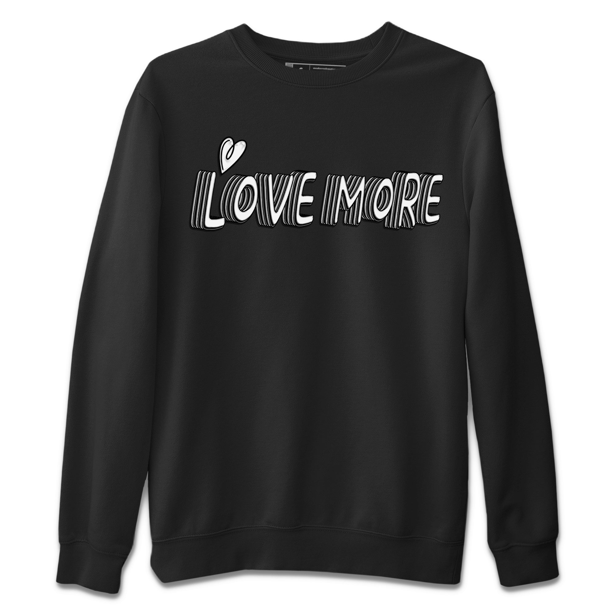 Love More Unisex Sweater – Air Jordan 1 Black White, Sneakers Matching Sweater