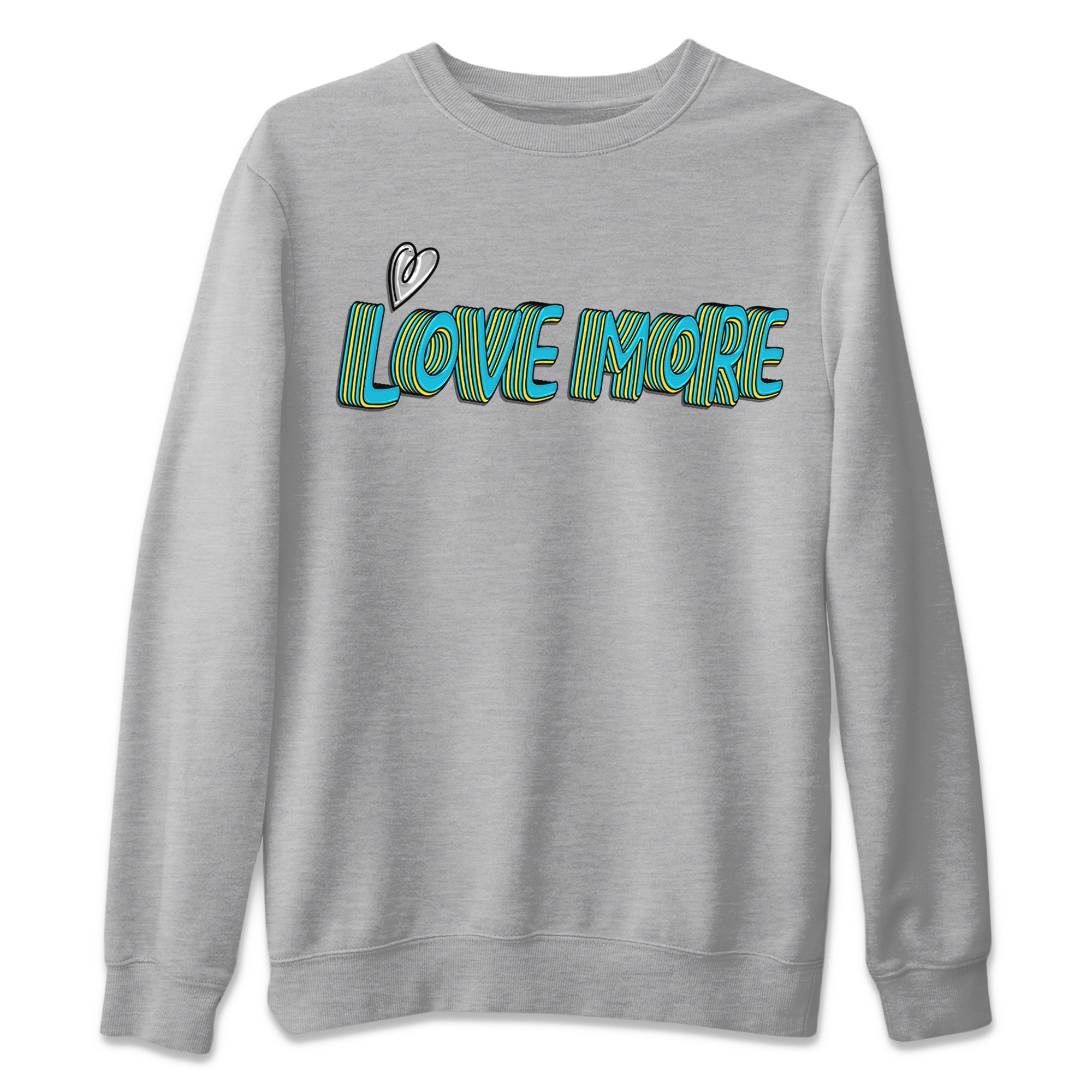 Love More Unisex Sweater – Air Jordan 5 Aqua, Sneakers Matching Sweater