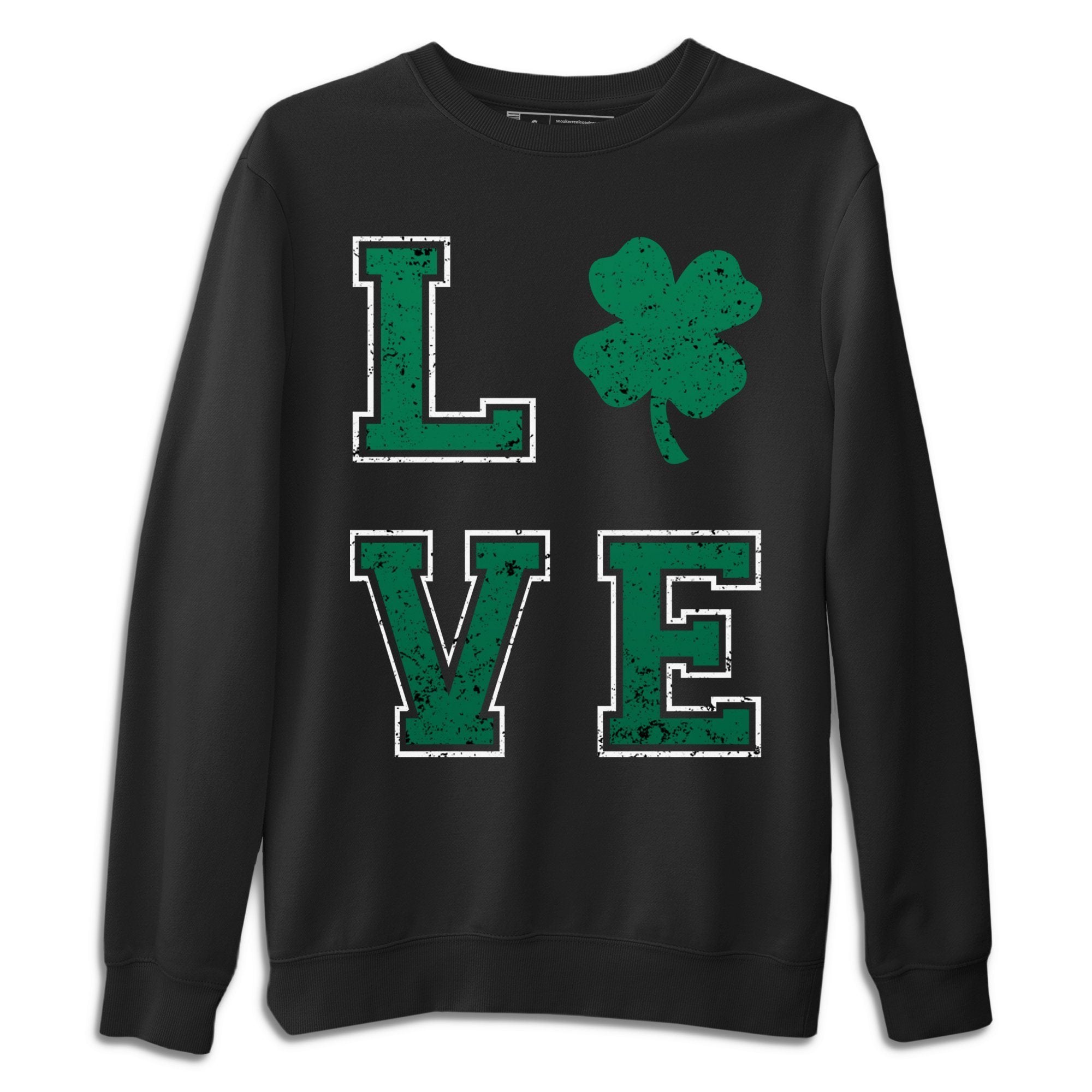 LOVE Unisex Sweater – Air Jordan 13 Lucky Green, Sneakers Matching Sweater