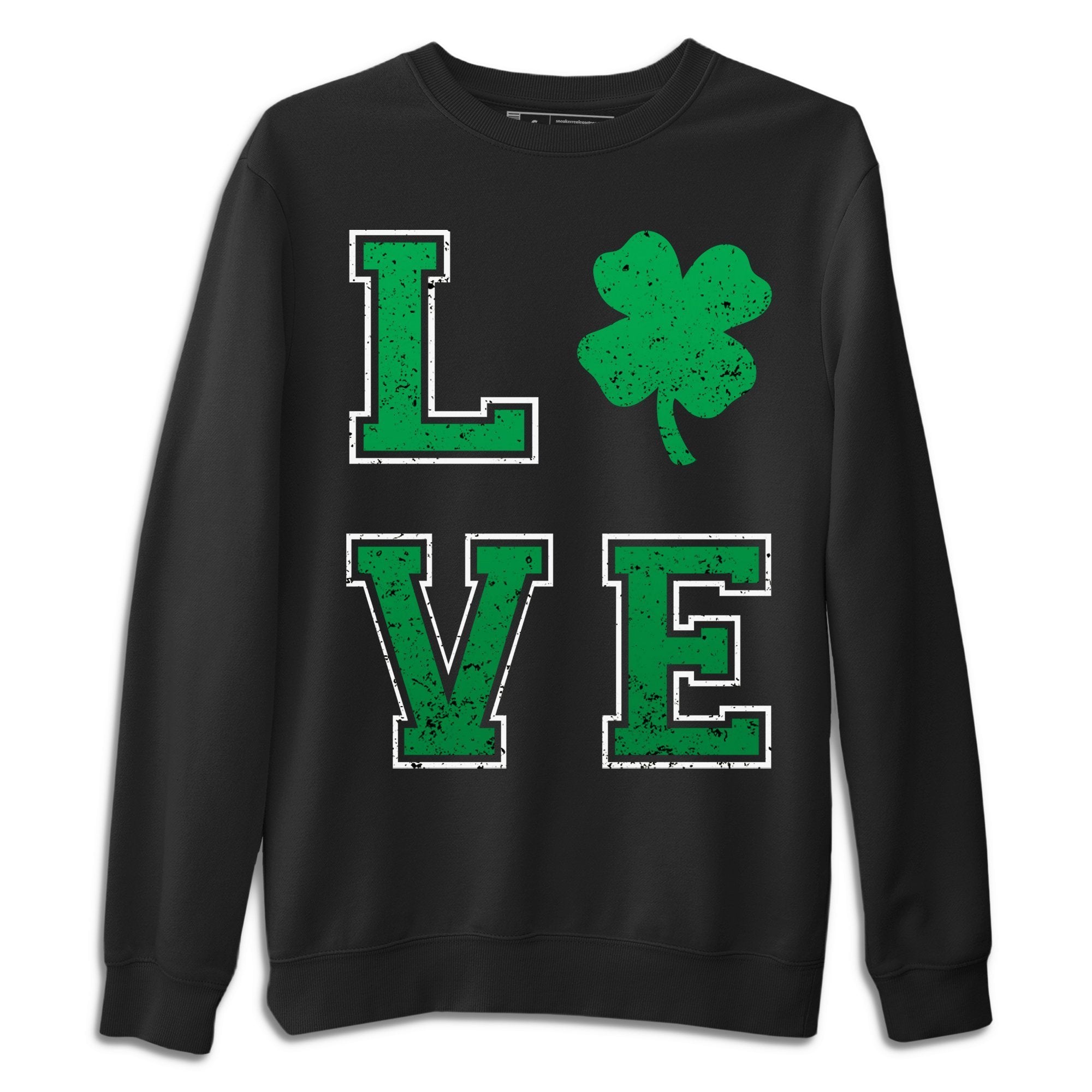 LOVE Unisex Sweater – Air Jordan 1 Lucky Green, Sneakers Matching Sweater