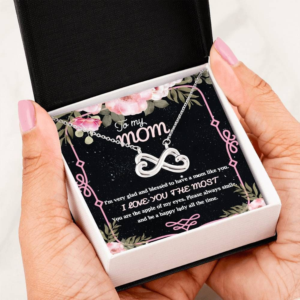 Love You The Most Infinity Heart Necklace For Mom
