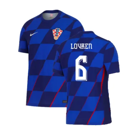 Lovren Men's Croatia 2024 Stadium10624 Away Soccer Jersey