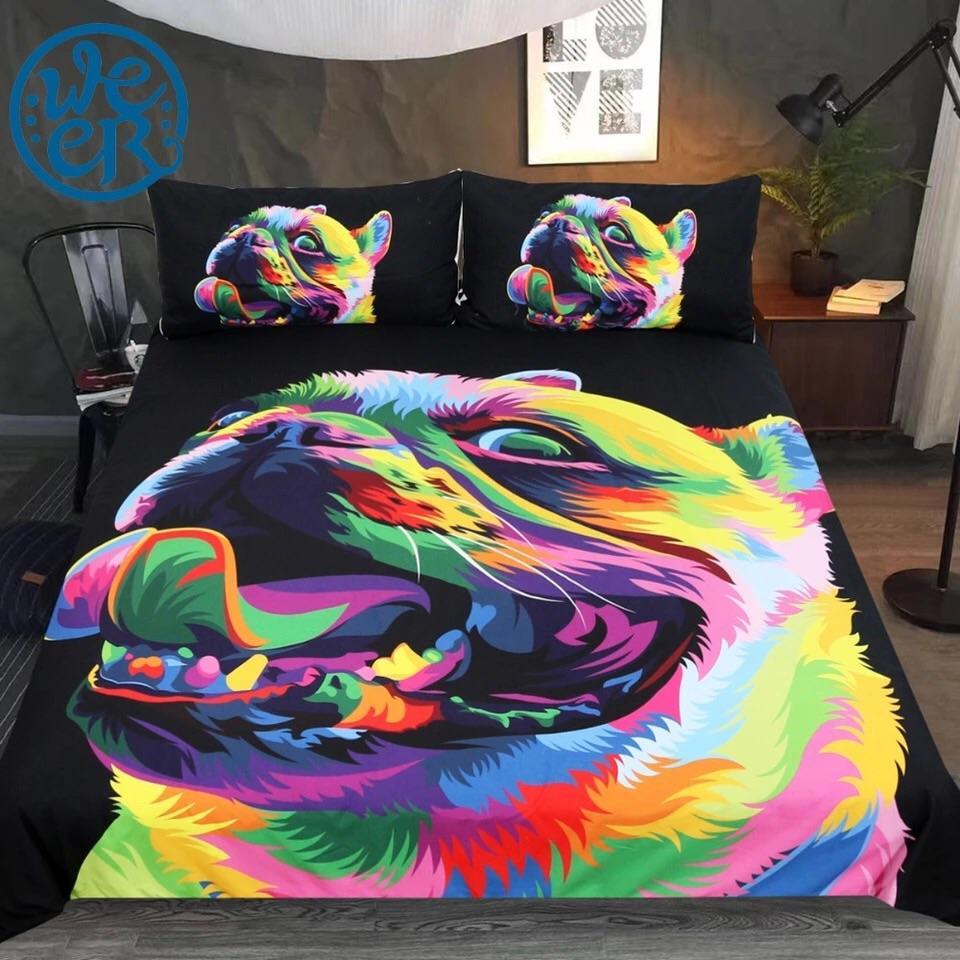 Loyal Bulldog By Weer 3D Customized Duvet Cover Bedding Set