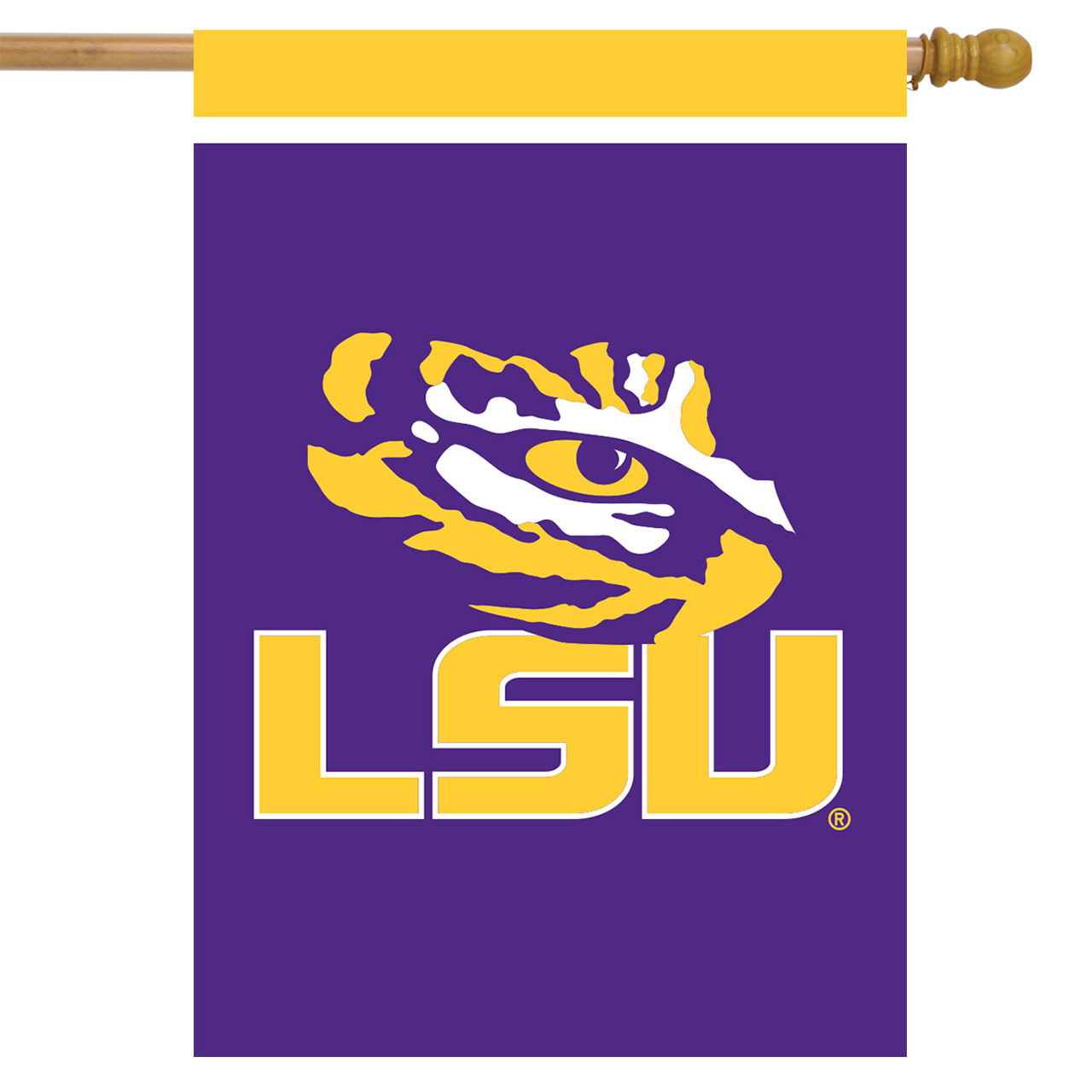 LSU Fighting Tigers NCAA Garden Flag, House Flag