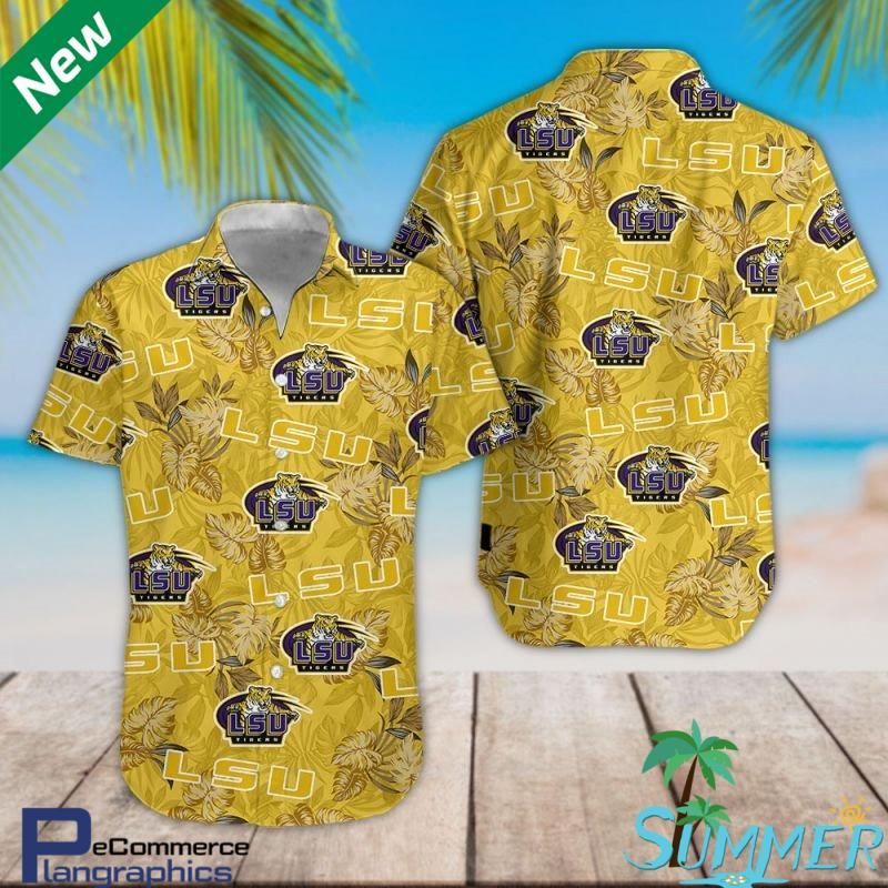 Lsu Tigers Aloha Shirt Hawaiian Aloha Shirt Hawaiian Beach Shirt