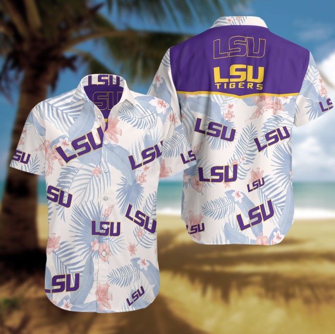 Lsu Tigers Hawaiian Beach Shirt
