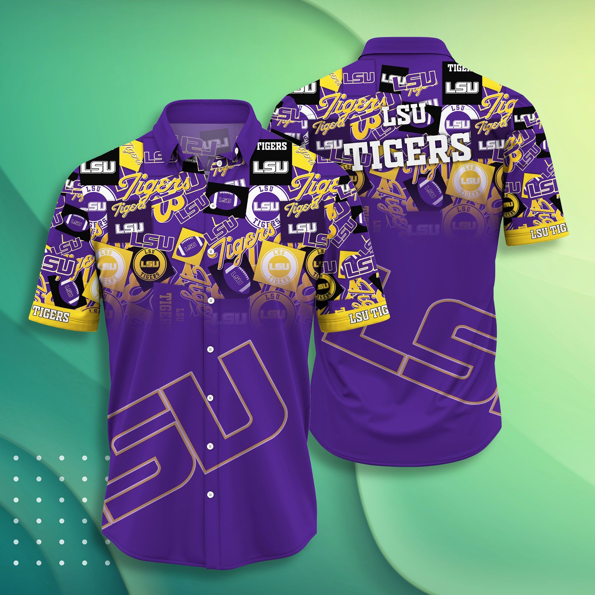 LSU TIGERS NCAA -Hawaii Shirt Style Hot Trending Summer-Hawaiian NACC