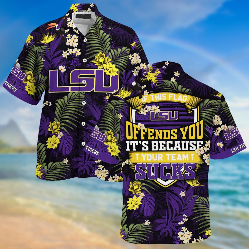 LSU TIGERS NCAA Summer – Hawaii Shirt For This Season – Gift For Sport Lovers With Tropical Patterns
