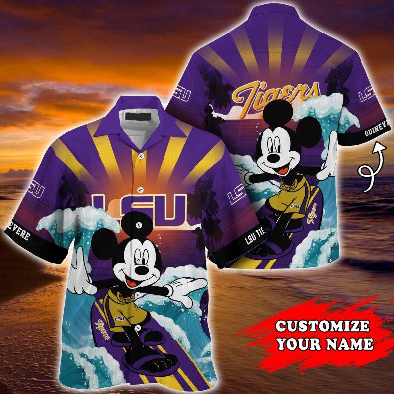 LSU TIGERS NCAA Summer Customized Hawaiian Shirt