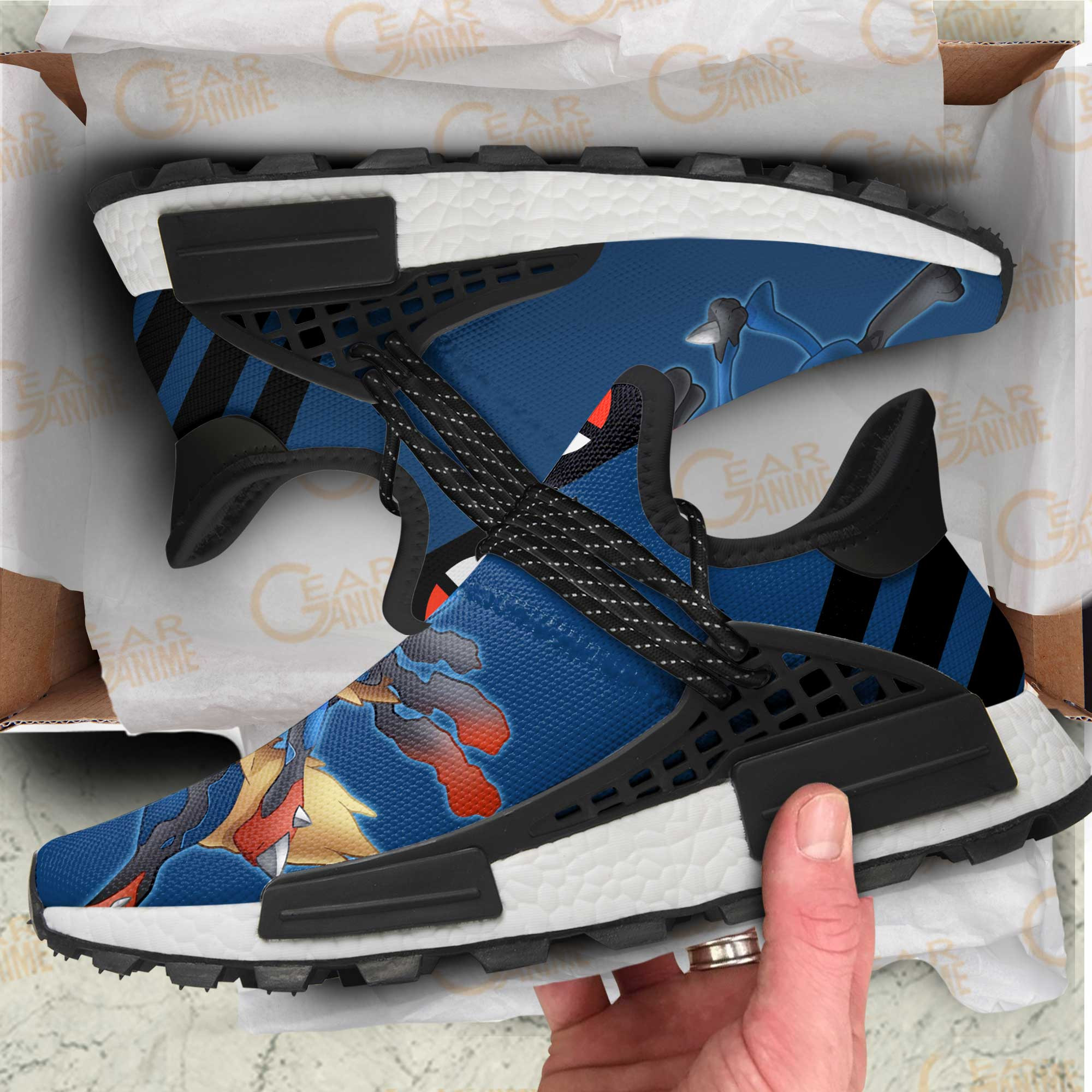 Lucario Shoes Pokemon Anime Shoes, NMD Shoes