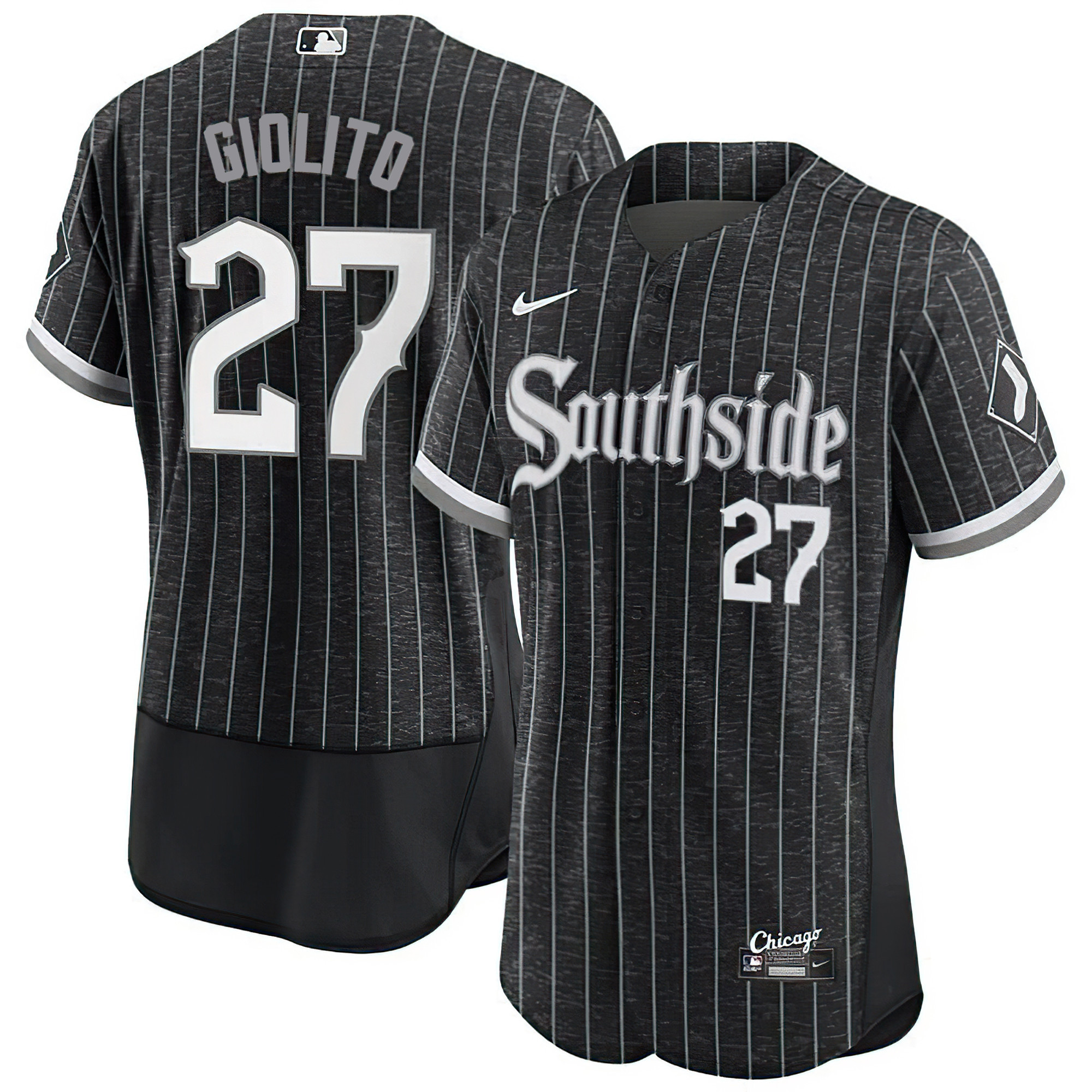 Lucas Giolito Chicago White Sox Flex Base City Connect Southside Jersey - All Stitched