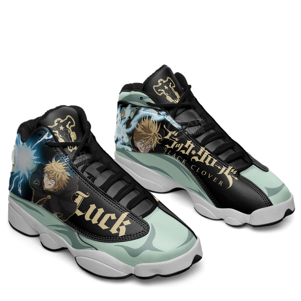 Luck Voltia JD13 Sneakers Black Clover Custom Anime Shoes