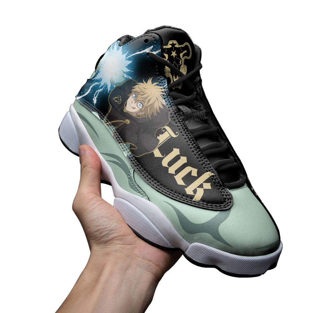 Luck Voltia JD13 Sneakers Black Clover Custom Anime Shoes