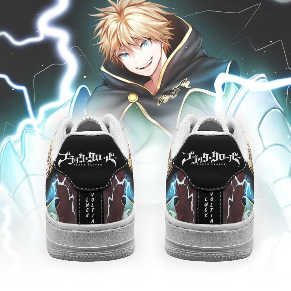 Luck Voltia Sneakers Black Bull Knight Black Clover Anime Shoes
