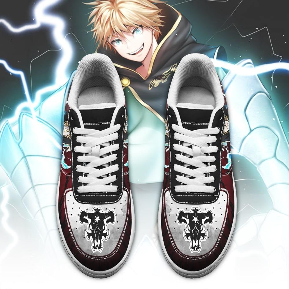 Luck Voltia Sneakers Black Bull Knight Black Clover Anime Shoes
