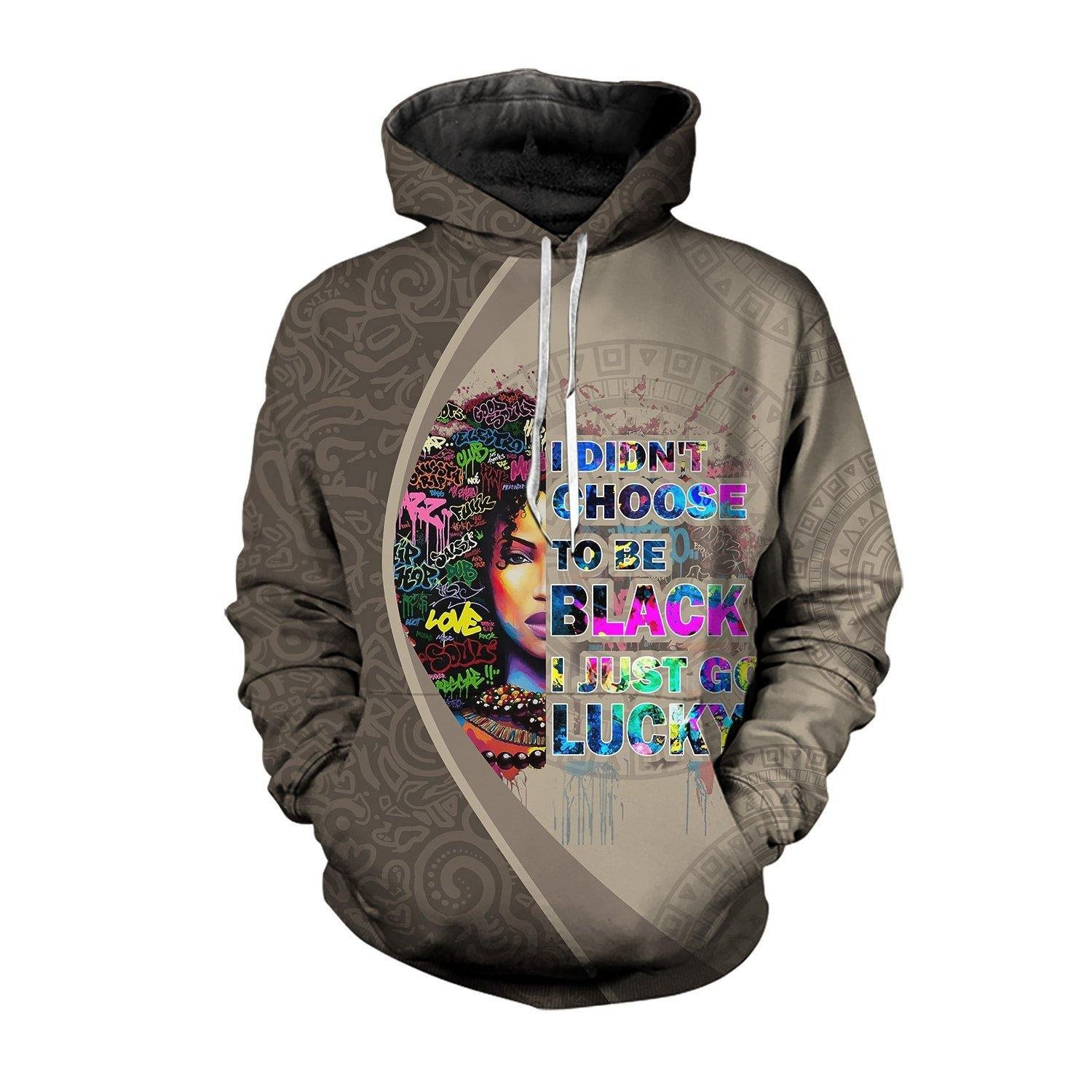 Lucky To Be A Black Girl Hoodie