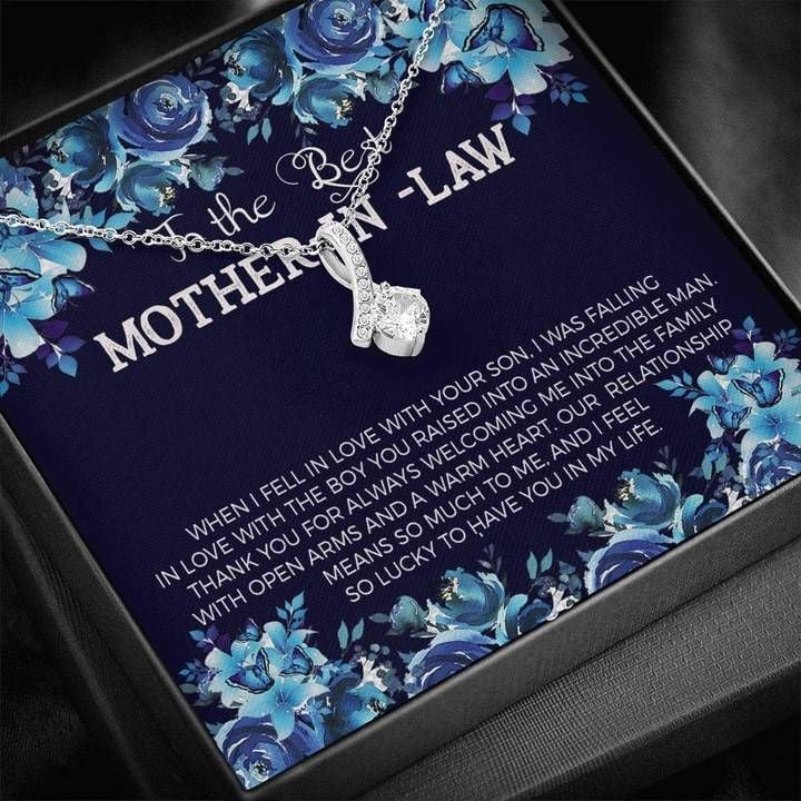 Lucky To Have You In My Life Alluring Beauty Necklace Gift For Mother-in-law