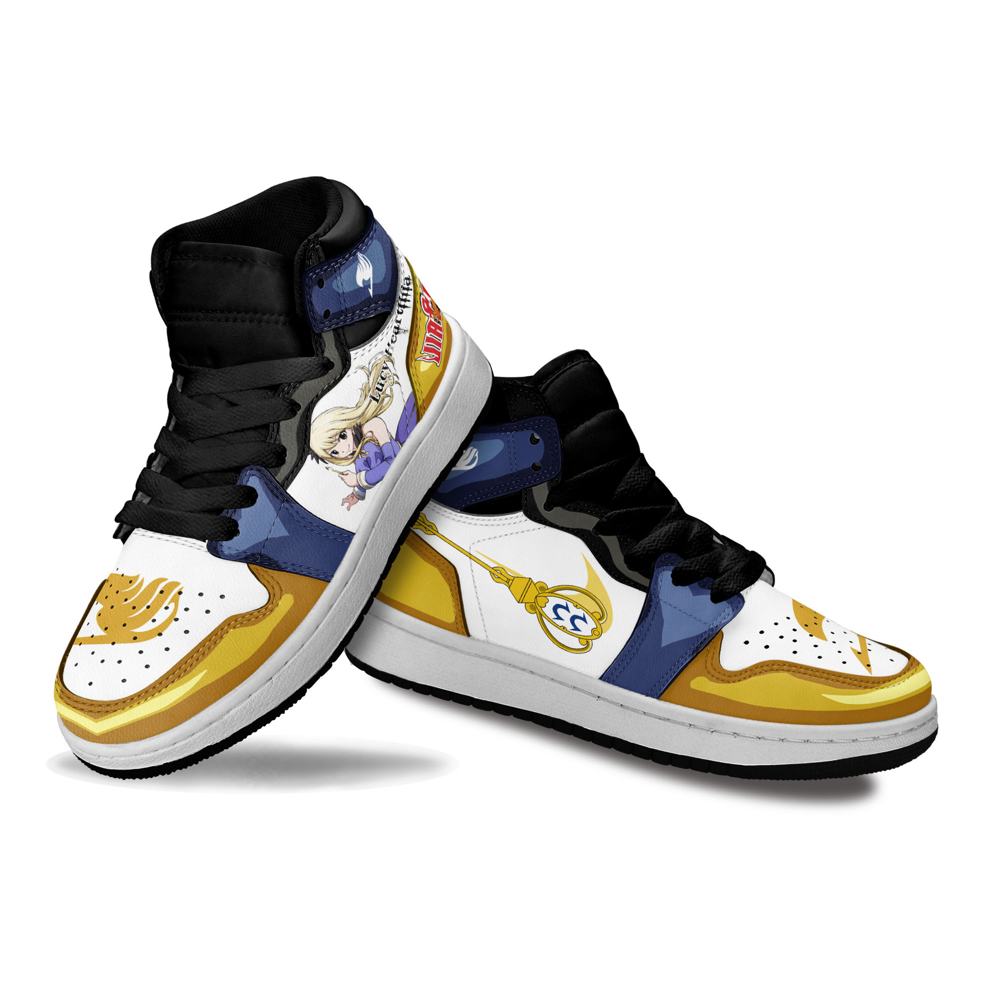 Lucy Heartfilia Kids Sneakers Custom Fairy Tail Anime Shoes For Kids