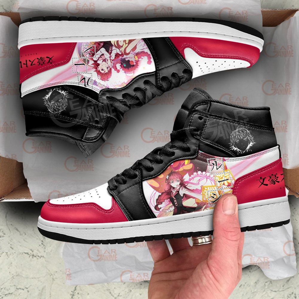 Lucy Maud Montgomery JD1s Sneakers Bungo Stray Dogs Anime Shoes, Air Jordan Hightop