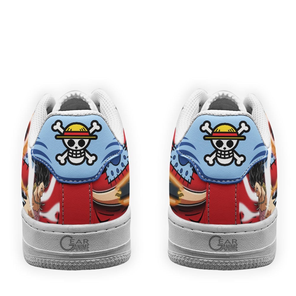 Luffy Armament Haki Air Sneakers Custom One Piece Anime Shoes