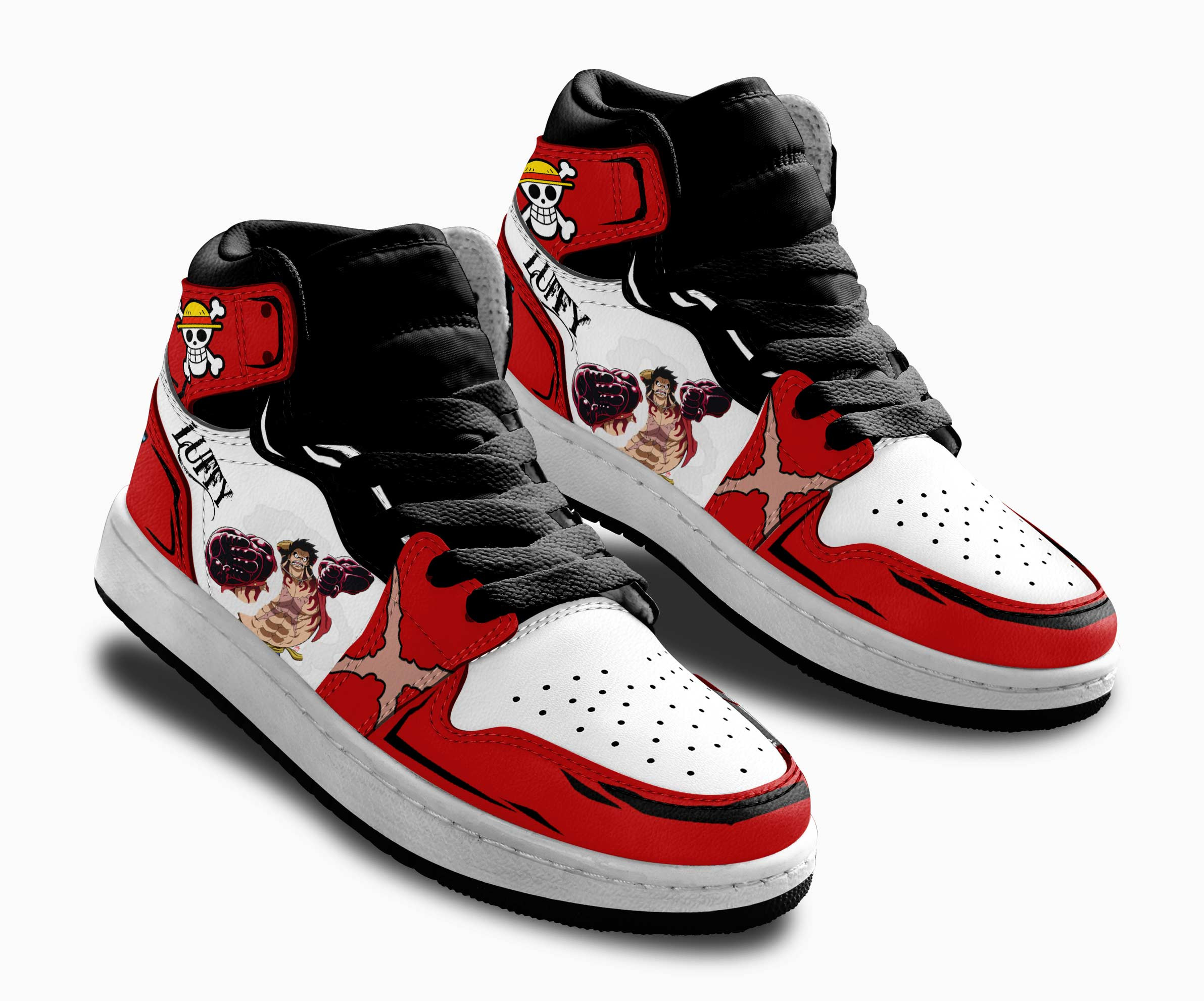 Luffy Gear 4 Kids Sneakers Custom Anime One Piece Shoes For Kids