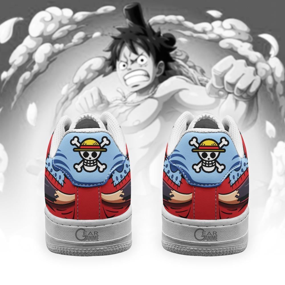 Luffy Haiki Air Sneakers Custom Wano Arc One Piece Anime Shoes