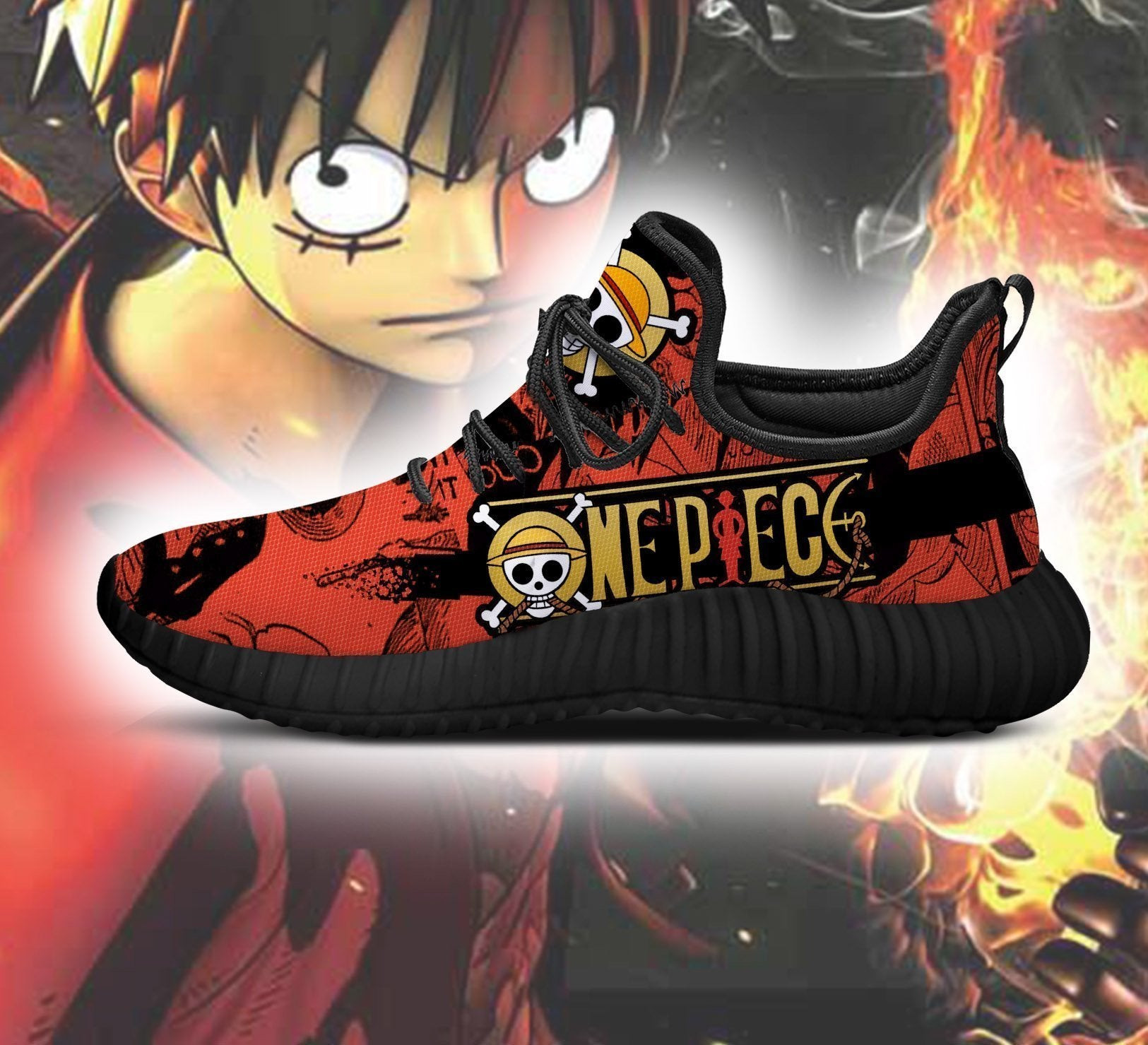 Luffy Reze Shoes One Piece Anime Shoes Fan Gift Idea