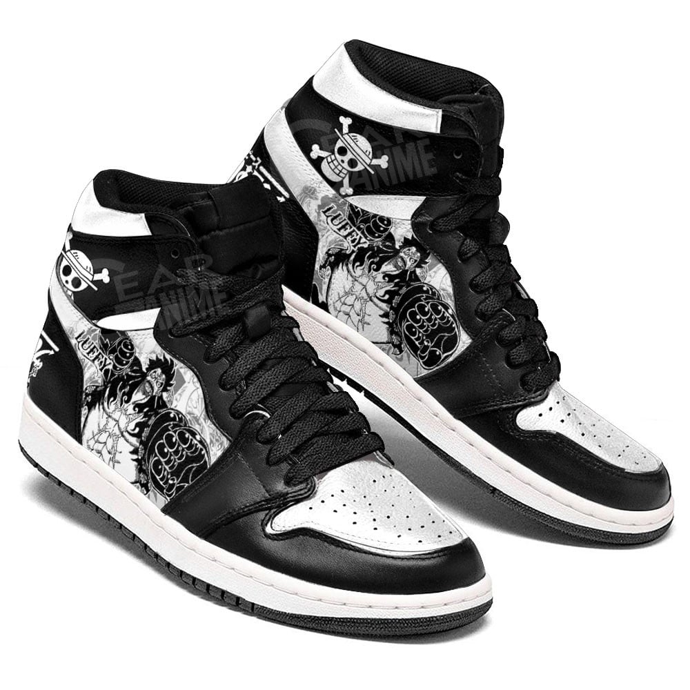 Luffy Snakeman Gear Fourth Shoes Anime Mixed Manga, Air Jordan Hightop